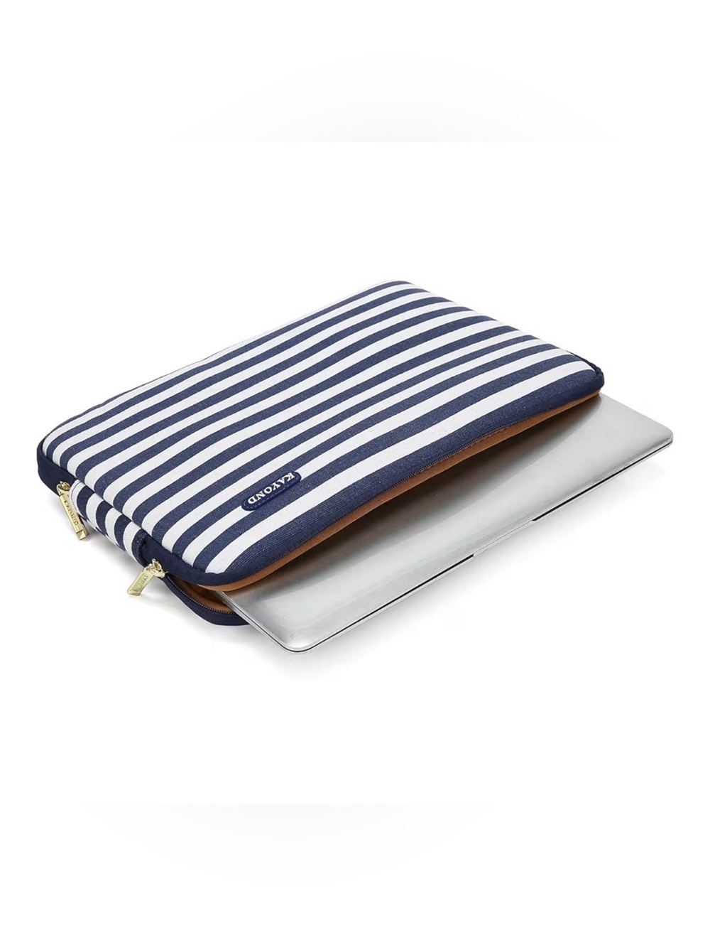 Kayond Canvas Laptop Sleeve Case padded 11.6 inch Breton Stripe Water Resistant